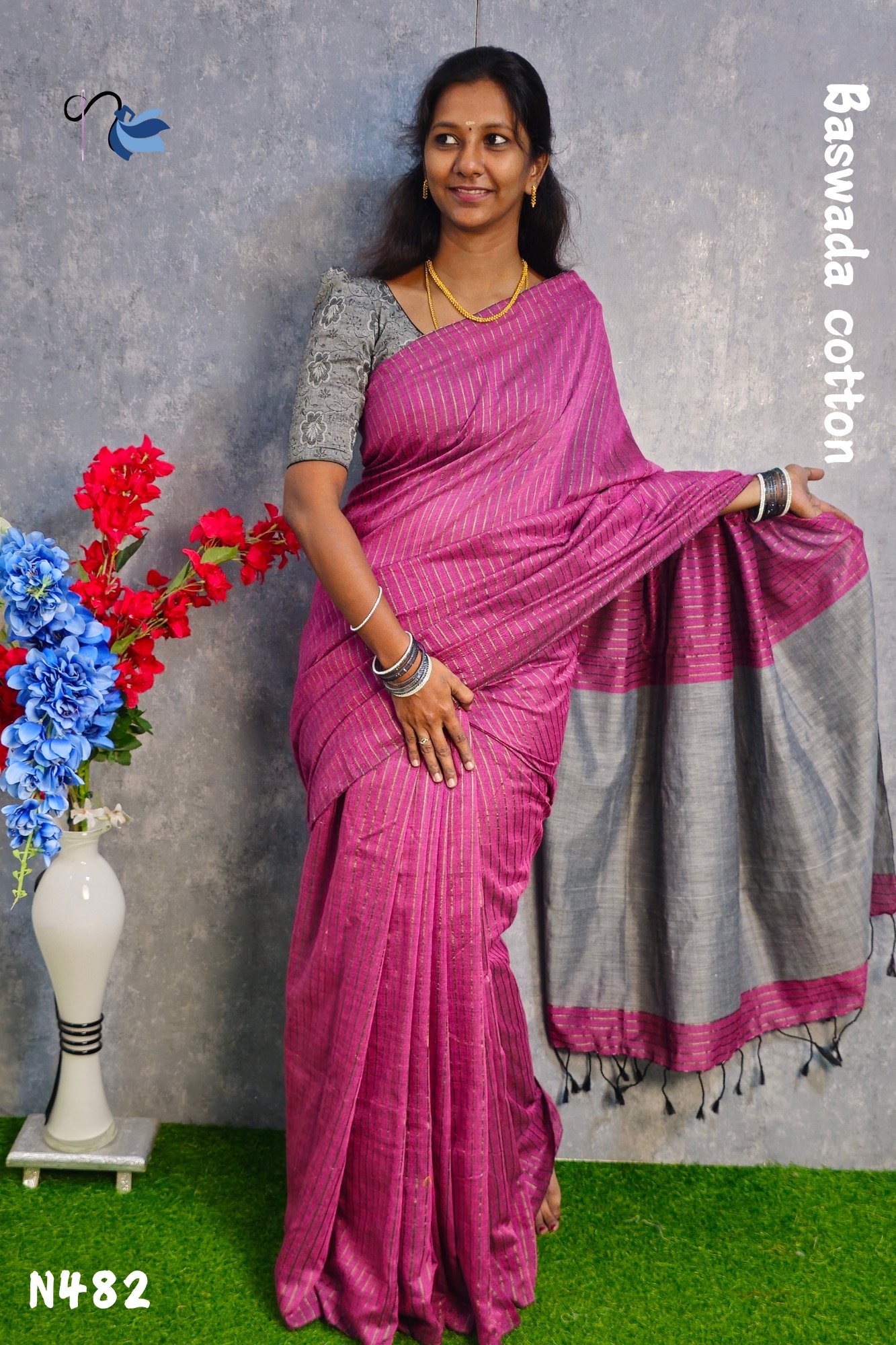 Drape yourself in comfort and style with our Baswada cotton collection