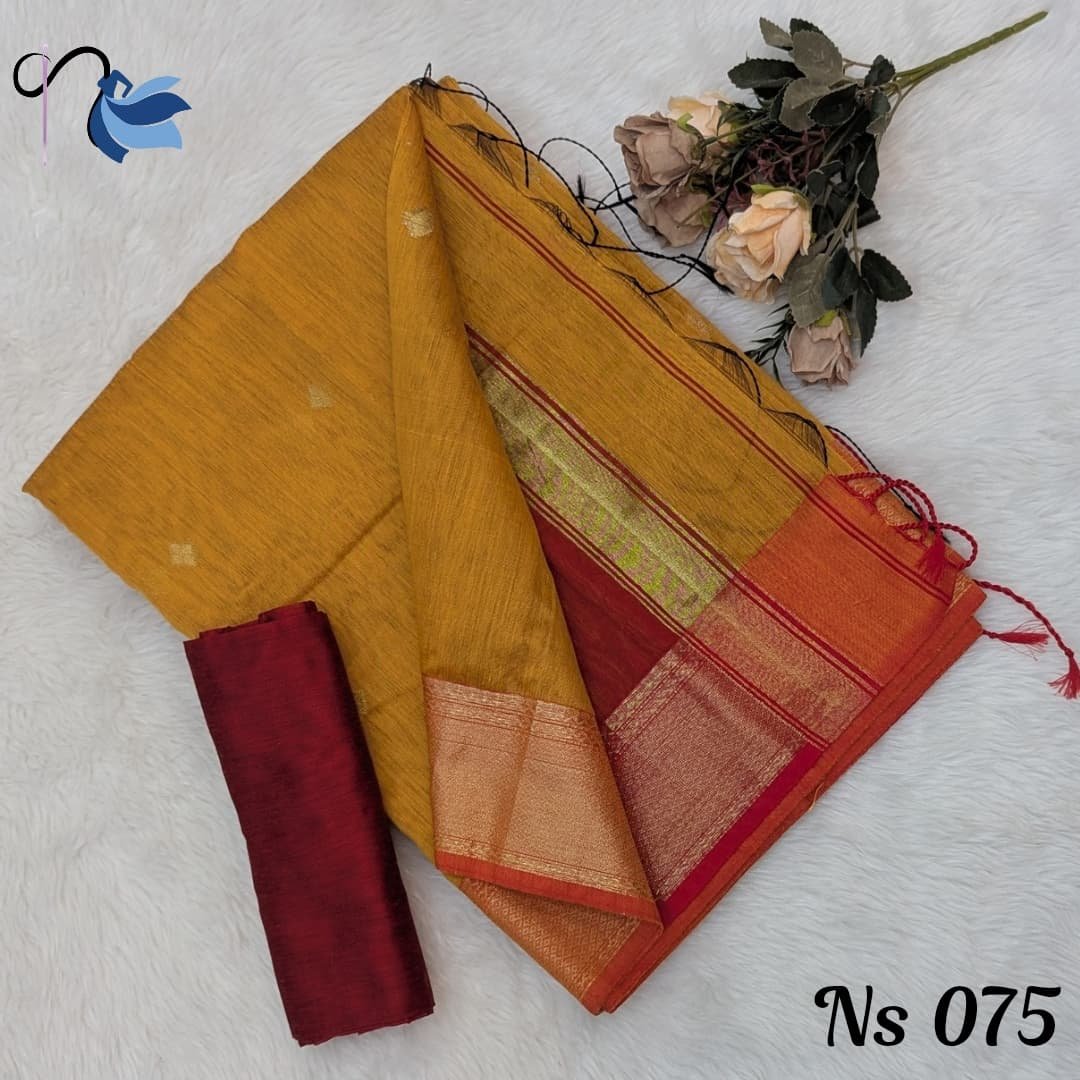 Khadi cotton saree