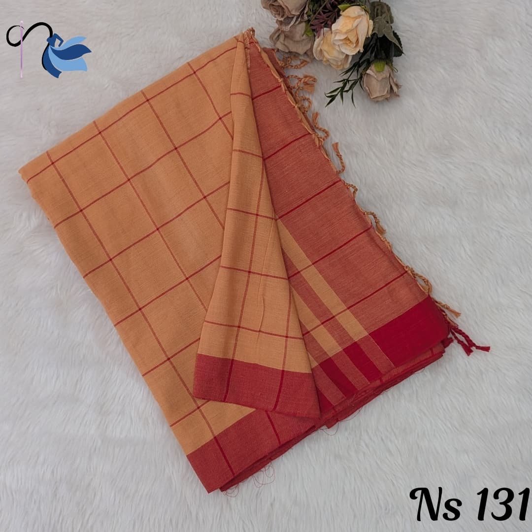Khadi cotton saree