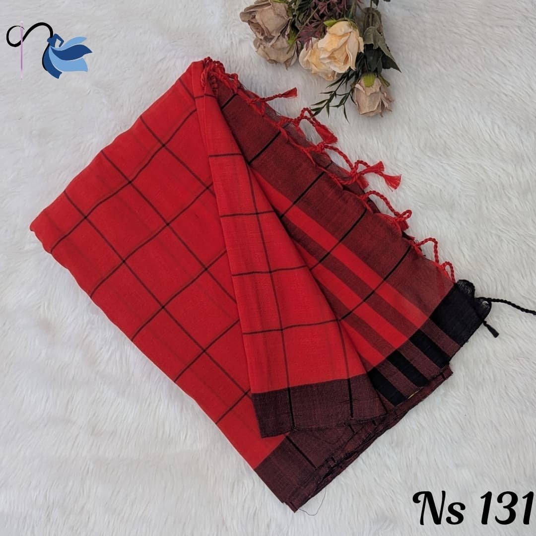 Khadi cotton saree