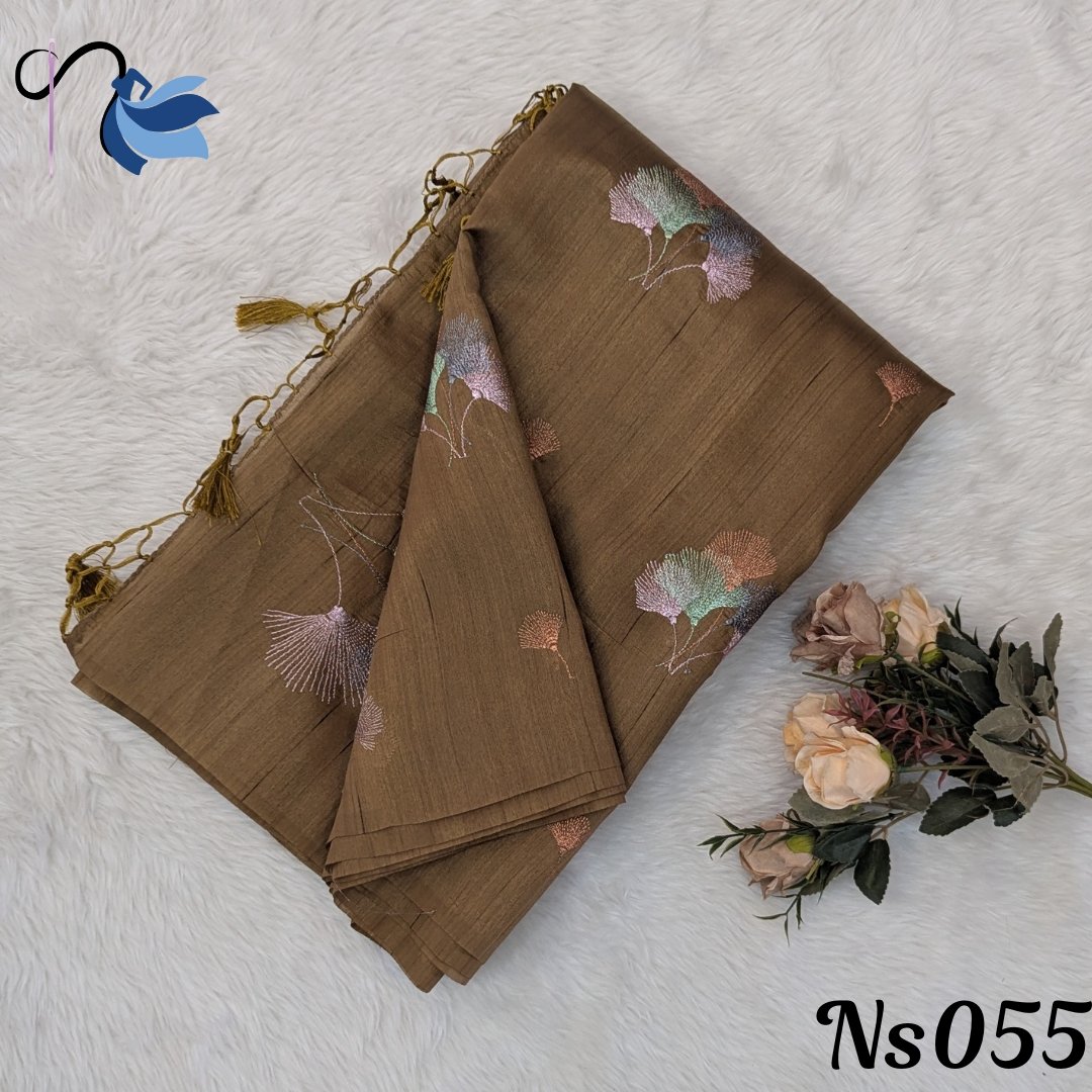 Matka tussar silk saree