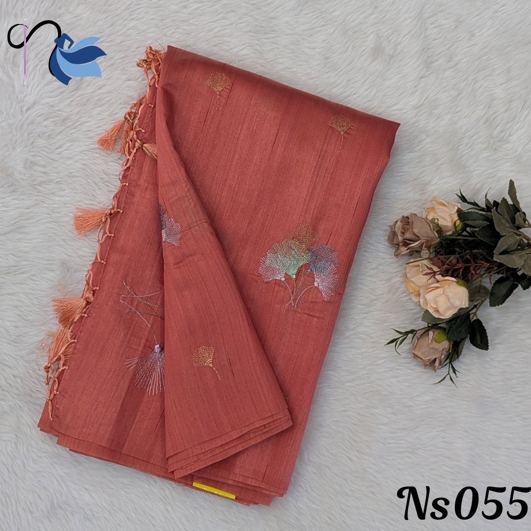 Matka tussar silk saree