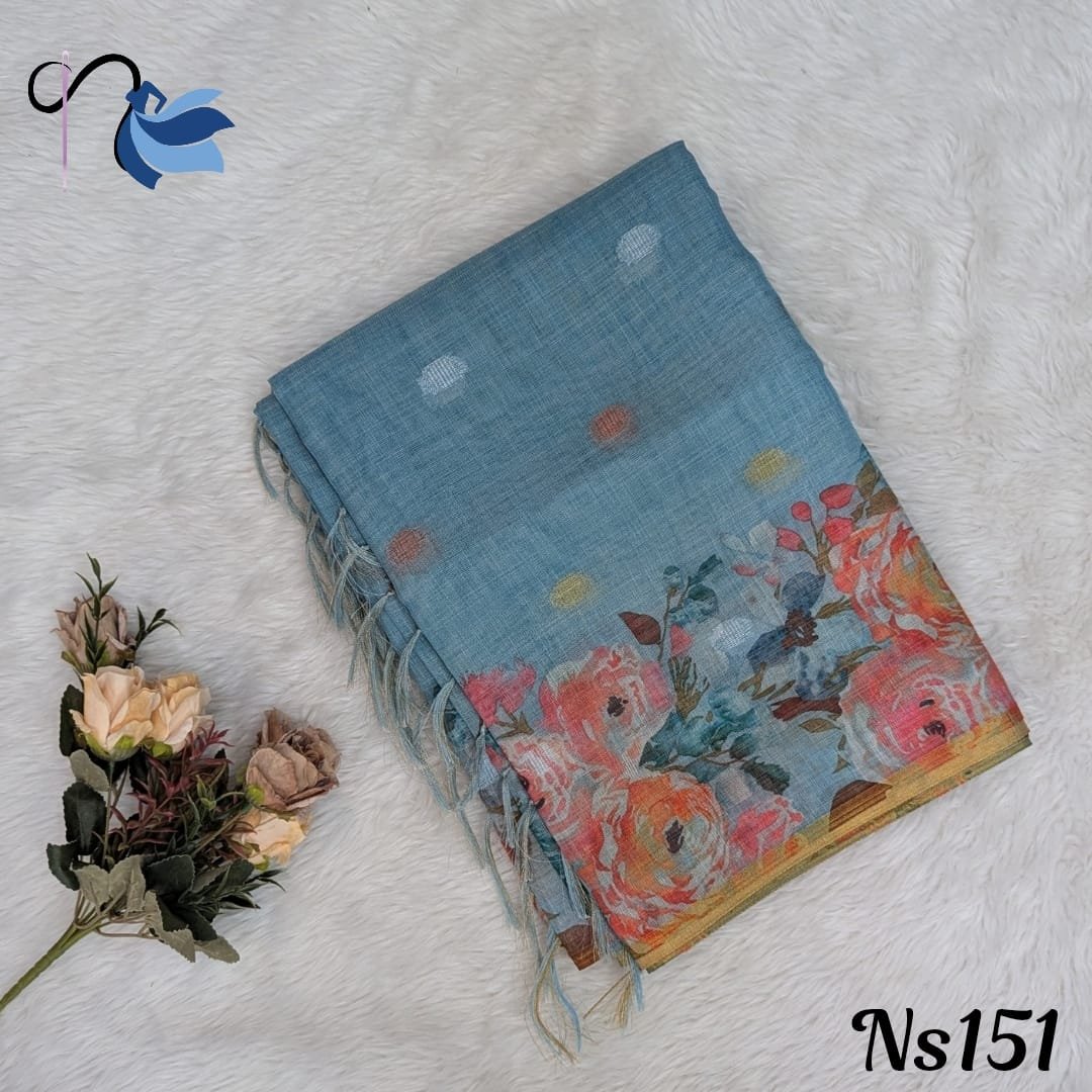 Chanderi Linen Sarees