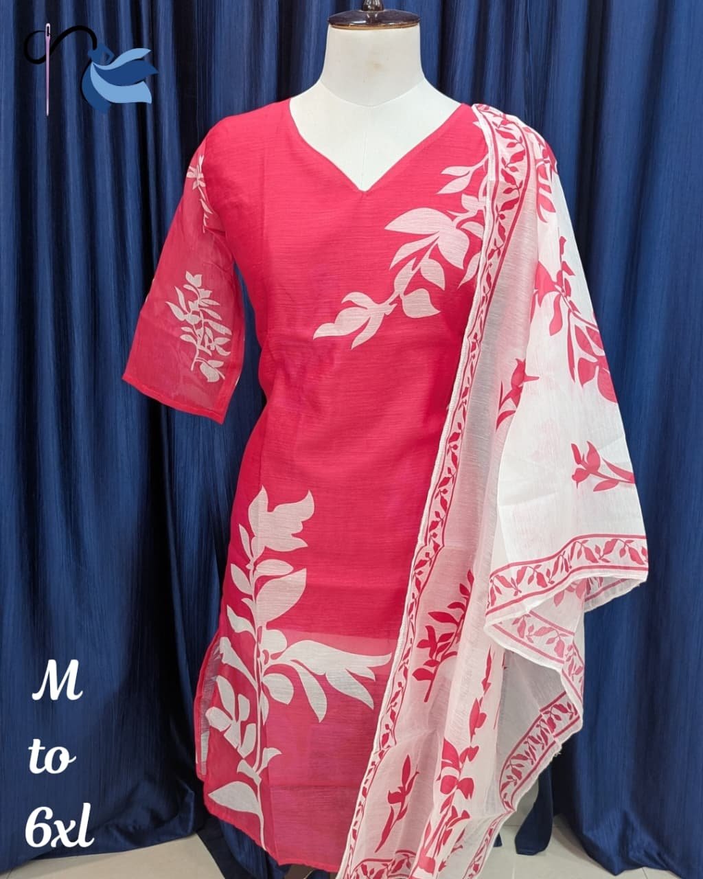 Pink perfection - Kurti with dupatta